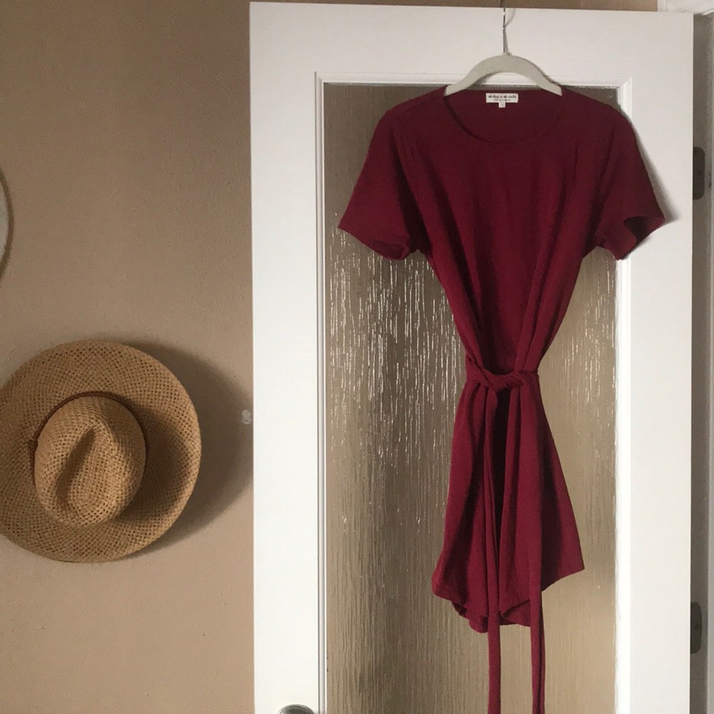The lady and the sailor tee shirt dress